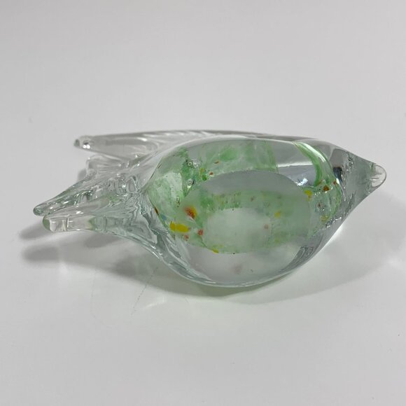 Set Of 2 Glass Angel Fish Figurines Paperweights Art Glass Decor Sculptures - Picture 10 of 11